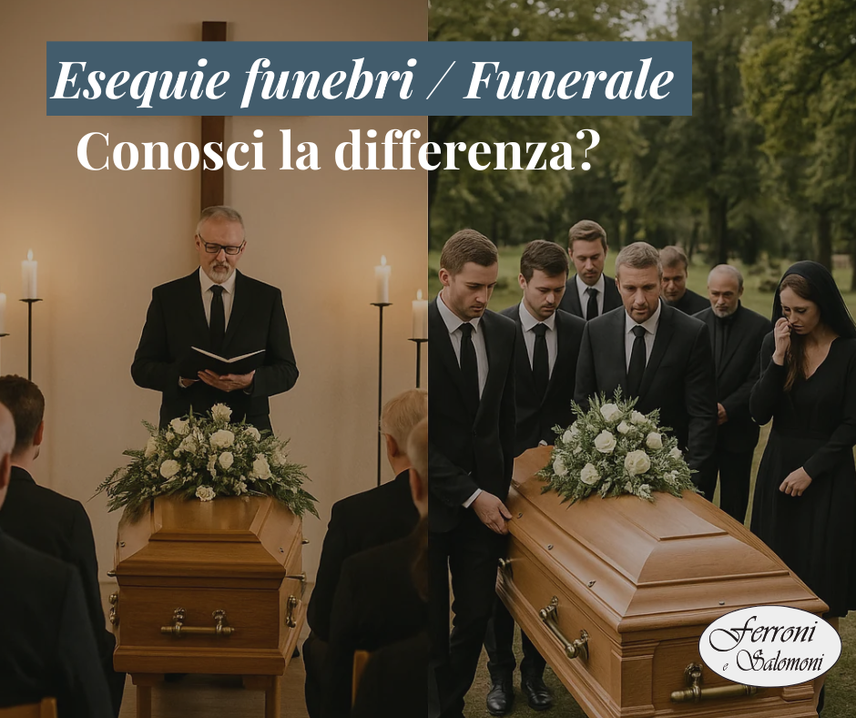Esequie e funerale: differenze