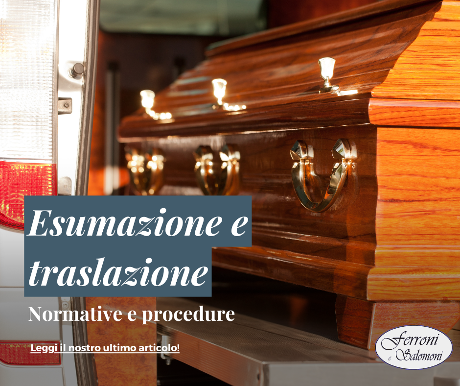 Esumazione e traslazione delle salme a Bologna